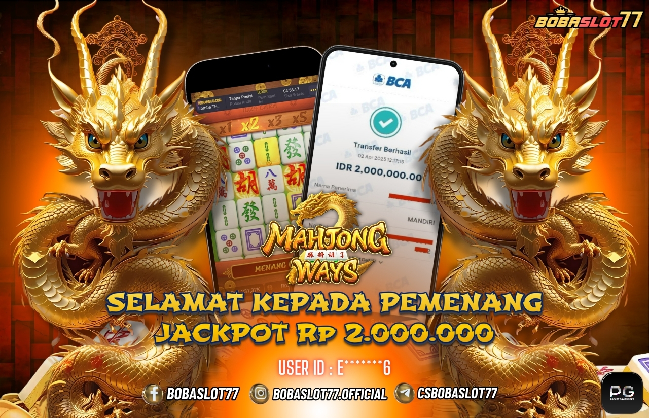 Selamat kepada id : E********6 Wede Rp 2.000.000 di Game MAHJONG WAYS 